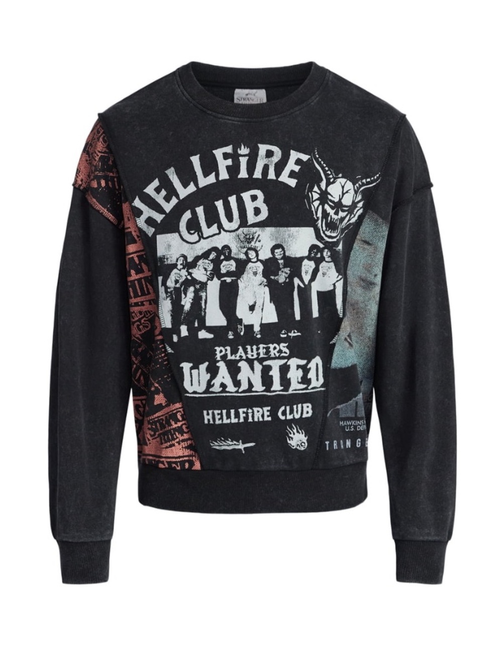 Stranger Things Hellfire Club Crewneck Sweatshirt.